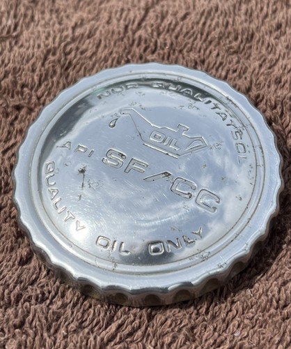 Vauxhall polished oil filler - polished,
